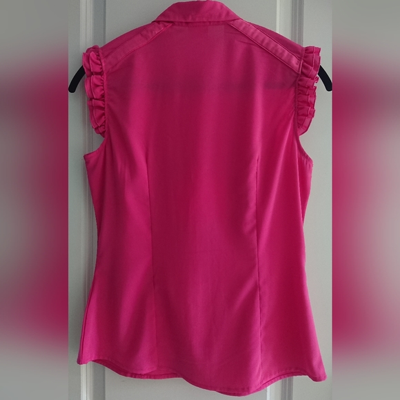 Hot pink sleeveless blouse size M - Picture 4 of 7